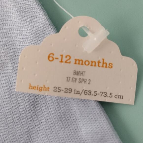 Gymboree x Peter Rabbit NEW Blue SOMEBUNNY LOVES ME One-Piece Romper 6-12 Months - Picture 7 of 10